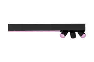 Philips Hue Centris Opbouwspot White and Color - Zwart - Rechthoek - 3-spots