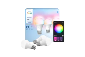 Philips Hue Essential A60 White and Color E27 3-pack