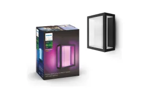 Philips Hue Impress muurlamp White and Color zwart breed