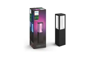Philips Hue Impress sokkellamp White and Color Zwart laag