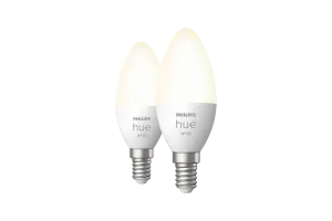 Philips Hue Kaarslamp White E14 Duo pack