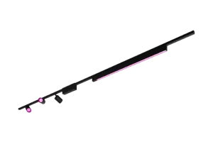 Philips Hue Perifo railverlichting plafond - 3 spots + lichtbalk - White and Color - Zwart