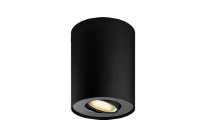Philips Hue Pillar Opbouwspot White Ambiance - Zwart - 1-spots