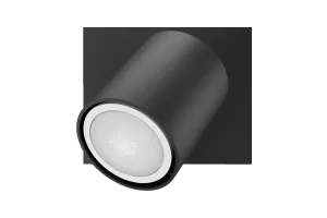 Philips Hue Runner opbouwspot White Ambiance - 1 Spots - Zwart + Dimmer