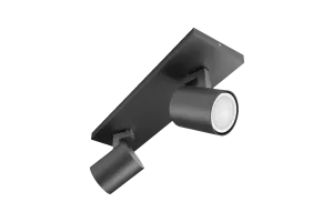 Philips Hue Runner opbouwspot White Ambiance - 2 Spots - Zwart + Dimmer