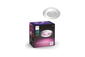 Philips Hue Xamento badkamer inbouwspot White and Color - Chroom - Rond Philips Hue Xamento badkamer inbouwspot White and Color - Chroom - Rond