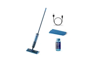 Philips OneUp Elektrische Dweil 3000 series XV3101/11 - 1 extra dweildoek - Dweilsysteem - Vloerreiniger - Vuil water opzuigen - 1 stand - 50min dweilen - Geen emmer nodig - Extra dweildoek