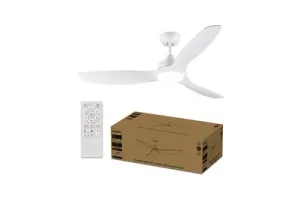 Philips Plafondventilator - Energiezuinige LED verlichting - Plafondlamp - Instelbare kleurtemperatuur - 35W - 132 cm diameter - Afstandsbediening - Wit