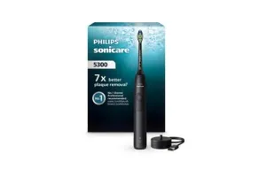 Philips Sonicare 5300 Series - Elektrische Tandenborstel - Zwart - Wittere tanden - HX7101/01