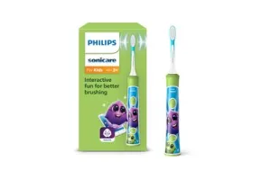 Philips Sonicare For Kids - Elektrische tandenborstel voor kinderen - Groen - Met App - HX6352/11
