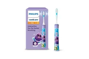 Philips Sonicare For Kids - Elektrische tandenborstel voor kinderen - Paars - Met App - HX6322/12