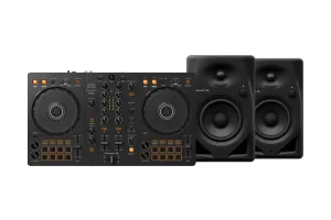 Pioneer DJ DDJ-FLX4 + Pioneer DJ DM-40D Zwart