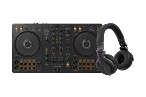 Pioneer DJ DDJ-FLX4 + Pioneer DJ HDJ-CUE1