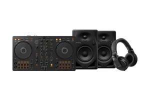 Pioneer DJ DDJ-FLX4 + Pioneer DJ HDJ-X5 Zwart + Pioneer DJ DM-40D Zwart