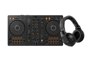 Pioneer DJ DDJ-FLX4 + Pioneer DJ HDJ-X5 Zwart
