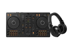 Pioneer DJ DDJ-FLX4 + Pioneer DJ HDJ-X7 Zwart