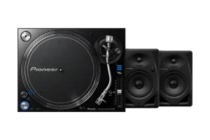 Pioneer PLX-1000 + Pioneer DJ DM-50D-BT Zwart
