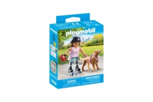 PLAYMOBIL® Inliner met retriever - P-71739