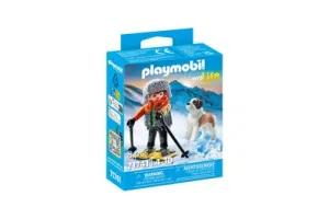 PLAYMOBIL® Wandelaar met sint-bernardshond - P-71741