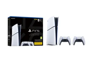 PlayStation 5 Slim Digital Edition + Extra Controller Wit PlayStation 5 Slim Digital Edition + Extra Controller Wit