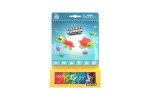 Plus-Plus Activiteitenblok Oceaan - puzzelen met nummers en bouwstenen - vanaf 5 jaar