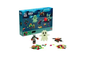 Plus-Plus - Learn To Build - Glow In The Dark - Constructiespeelgoed - Set Met Bouwstenen - 500 Delige Bouwset - Bouwspeelgoed - Vanaf 5 Jaar