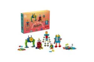 Plus-Plus - Learn To Build - Robots - Constructiespeelgoed - Set Met Bouwstenen - 250 Delige Bouwset - Bouwspeelgoed - Vanaf 5 Jaar