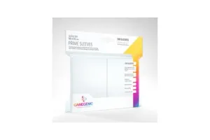 Prime Sleeves - 100 white standard-sized card sleeves pack 66 x 91 mm