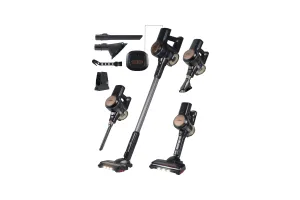 Princess Dynamic Storm Draadloze steelstofzuiger 339390 - 30 min gebruiktijd - Handige parkeerfunctie - Zwart - Zeer krachtige BLDC motor - 3 snelheden - met extra Hepa filter