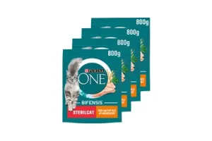 Purina ONE Sterilcat - Kattenvoer Droogvoer - Kip - 4 x 800 g