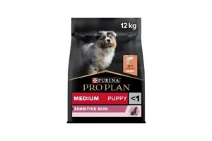 PURINA® PRO PLAN® Sensitive Skin Medium Puppy - Hondenvoer - Zalm - 12 kg