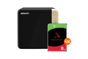 QNAP TS-464-8G + Seagate Ironwolf 32TB (4x8TB)