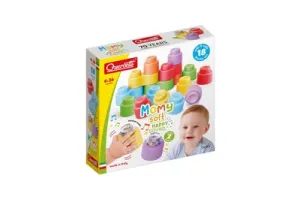 Quercetti Momy Soft Bouwblokken met Geluid, 18dlg..