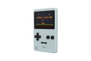 Qware - Retro Gamer - Retro Spelcomputer - Retro Console - Mini Spelcomputer - 2.8 inch - 8-Bit - 240 Games - Klassiek - Nostalgie - Spelletjes - Grijs