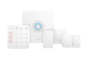 Ring Alarmsysteem met 2 magneetcontacten en 1 bewegingssensor