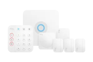 Ring Alarmsysteem met 3 magneetcontacten en 1 bewegingssensor