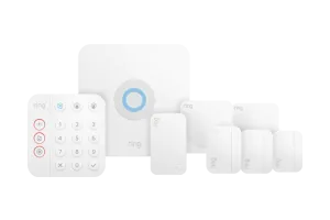 Ring Alarmsysteem met 3 magneetcontacten en 2 bewegingssensoren