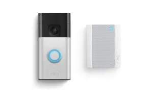 Ring Battery Video Doorbell Nikkel + Chime