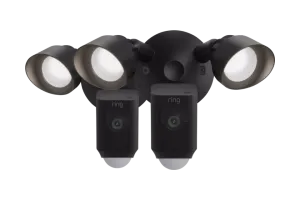 Ring Floodlight Cam Wired Plus Zwart Duo-pack