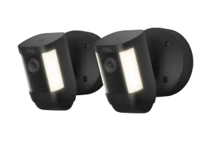 Ring Spotlight Cam Pro - Wired - Zwart - 2-pack