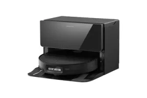 ROBOROCK SAROS 10 R&amp;D-systeem - Robotstofzuiger met volledig zelfstandige waterbasis - 22.000 Pa - Intrekbare LDS