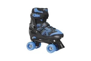 Roces - Quaddy 3.0 - Rolschaatsen - Kinderen - Zwart - Blauw - 30-33