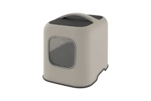 Rotho Mypet Kattenbak Biala 51 x 39.5 x 44.3 cm - Kattentoilet - Beige &amp; Antraciet