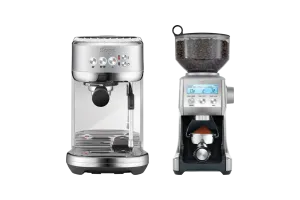 Sage the Bambino Plus Stainless Steel + Koffiemolen