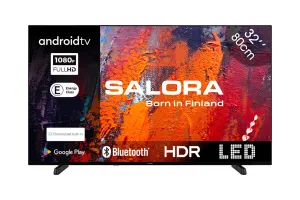 Salora 32FA550 tv 81,3 cm (32") Full HD Smart TV Wifi Zwart 250 Salora 32FA550 tv 81,3 cm (32") Full HD Smart TV Wifi Zwart 250