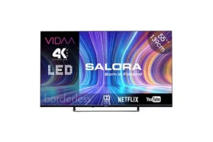 Salora 55UV210 tv 139,7 cm (55") 4K Ultra HD Smart TV Wifi Zwart 250 cd/m²