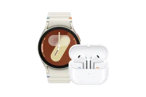 Samsung Galaxy Watch 7 4G Creme 40mm + Galaxy Buds3 Wit
