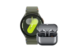 Samsung Galaxy Watch 7 4G Groen 40mm + Galaxy Buds3 Zwart