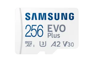 Samsung MicroSDXC EVO Plus (2024) 256GB 160MB/s Samsung MicroSDXC EVO Plus (2024) 256GB 160MB/s