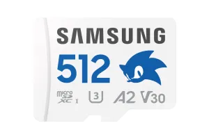 Samsung MicroSDXC PRO Plus 512GB Sonic the Hedgehog